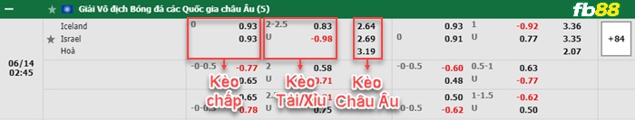 Fb88 bảng kèo trận đấu Iceland vs Israel