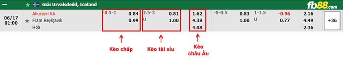 fb88-bảng kèo trận đấu KA Akureyri vs Fram Reykjavik