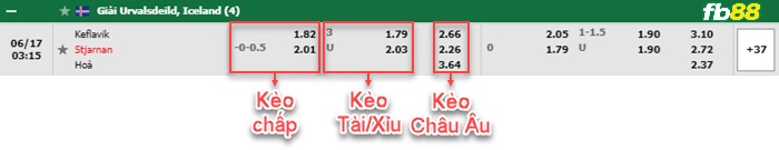 Fb88 bảng kèo trận đấu Keflavik vs Stjarnan Gardabaer