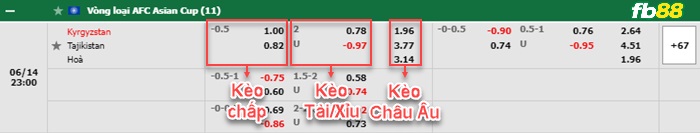 Fb88 bảng kèo trận đấu Kyrgyzstan vs Tajikistan