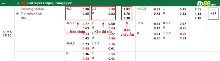 fb88-bảng kèo trận đấu Shandong Taishan vs Changchun YaTai