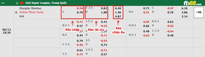 fb88-bảng kèo trận đấu Shanghai Shenhua vs Wuhan Three Towns