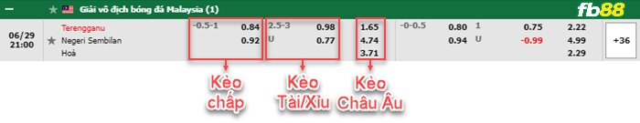 Fb88 bảng kèo trận đấu Terengganu vs Negeri Sembilan