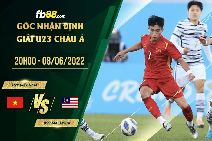 fb88-soi kèo U23 Việt Nam vs U23 Malaysia