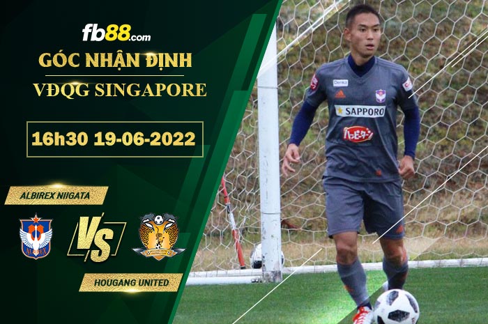 Fb88 soi kèo trận đấu Albirex Niigata vs Hougang United