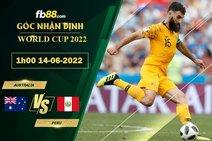 Fb88 soi kèo trận đấu Australia vs Peru