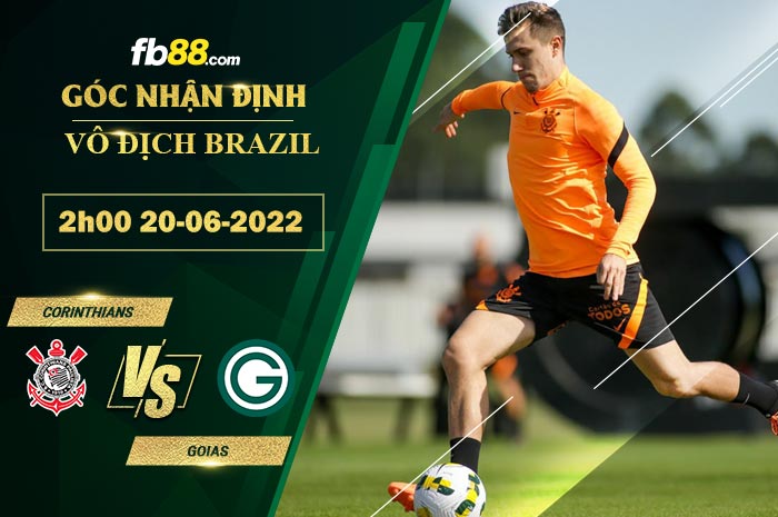 Fb88 soi kèo trận đấu Corinthians vs Goias