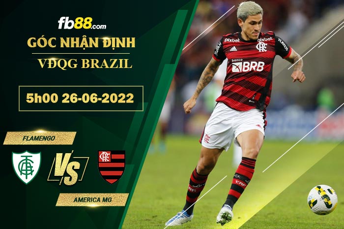 Soi kèo Flamengo vs America MG 5h00 ngày 26/6/2022