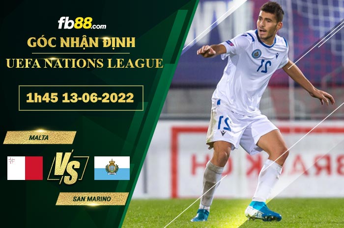 Fb88 soi kèo trận đấu Malta vs San Marino