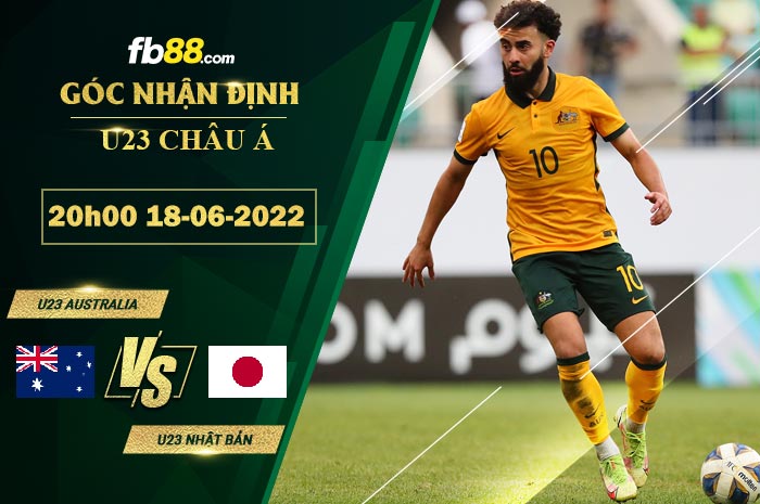 Fb88 soi kèo trận đấu U23 Australia vs U23 Nhật Bản