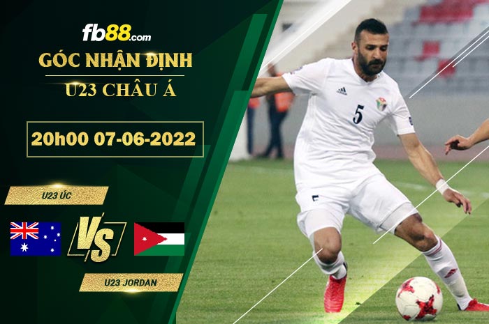 Soi kèo U23 Úc vs U23 Jordan 20h00 ngày 7/6/2022