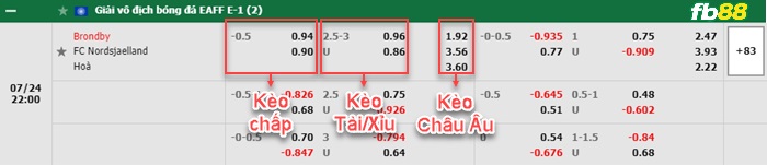 Fb88 bảng kèo trận đấu Brondby vs Nordsjaelland