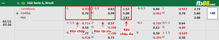 fb88-bảng kèo trận đấu Corinthians vs Coritiba