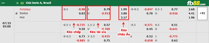 fb88-bảng kèo trận đấu Fortaleza vs Santos