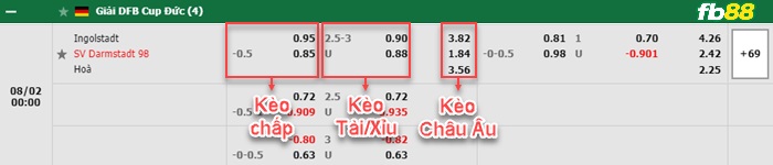 Fb88 bảng kèo trận đấu Ingolstadt vs Darmstadt