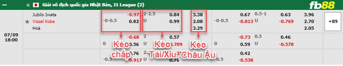 Fb88 bảng kèo trận đấu Jubilo Iwata vs Vissel Kobe
