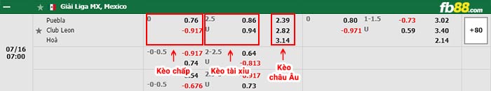 fb88-bảng kèo trận đấu Puebla vs Club Leon