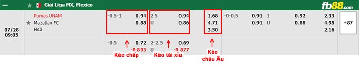 fb88-bảng kèo trận đấu Pumas UNAM vs Mazatlan