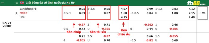 fb88-bảng kèo trận đấu Sandefjord vs Molde