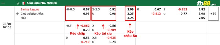 fb88-bảng kèo trận đấu Santos Laguna vs Atlas