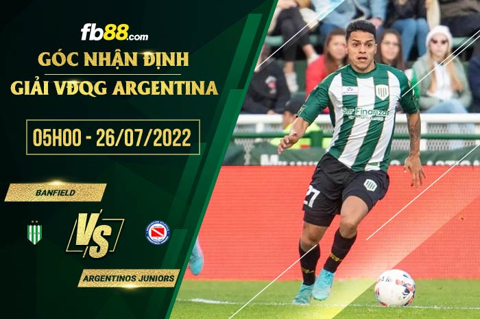 Soi kèo Banfield vs Argentinos Juniors 5h00 ngày 26/7/2022