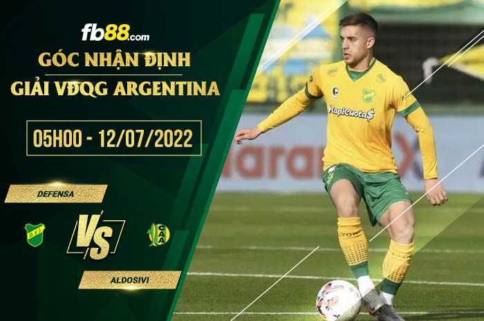 fb88-soi kèo Defensa vs Aldosivi