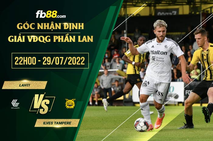 fb88-chi tiết kèo trận đấu Lahti vs Ilves Tampere