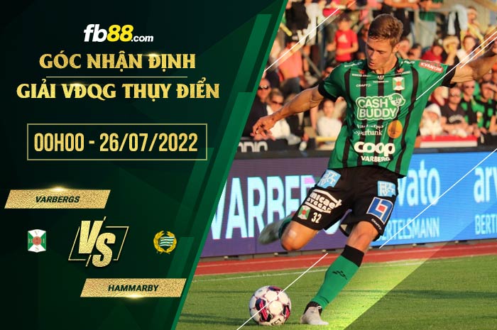 Soi kèo Varbergs vs Hammarby 0h00 ngày 26/7/2022