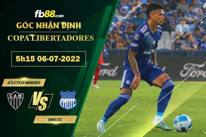 Fb88 soi kèo trận đấu Atletico Mineiro vs Emelec