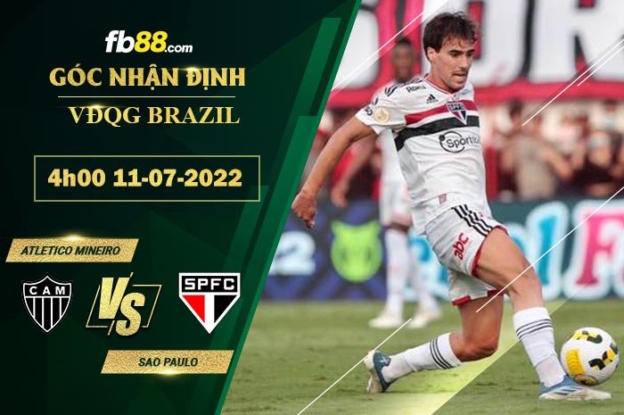 Fb88 soi kèo trận đấu Atletico Mineiro vs Sao Paulo