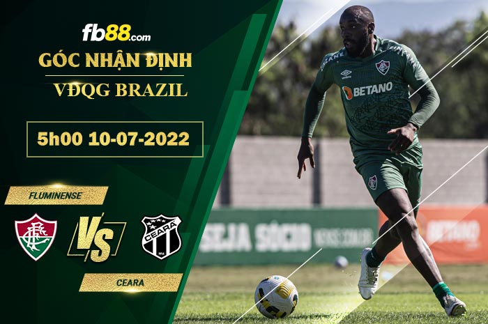 Fb88 soi kèo trận đấu Fluminense vs Ceara