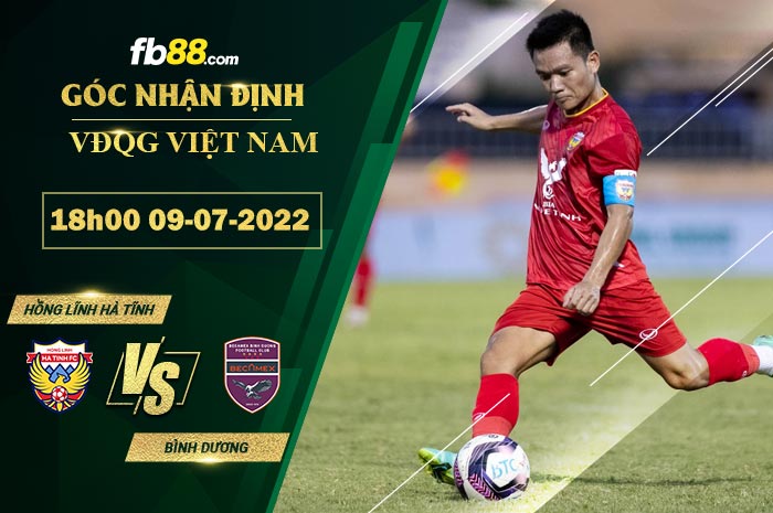 Soi kèo Hồng Lĩnh Hà Tĩnh vs Bình Dương 18h00 ngày 9/7/2022