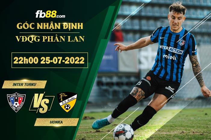 Soi kèo Inter Turku vs Honka 22h00 ngày 25/7/2022