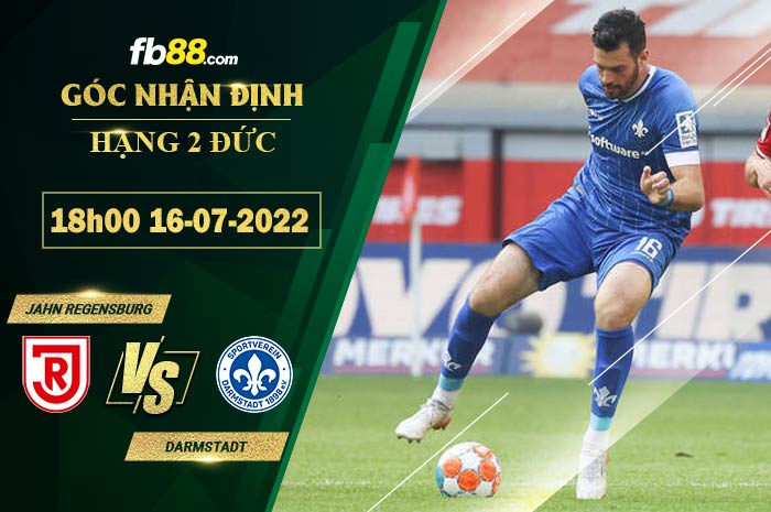 Fb88 soi kèo trận đấu Jahn Regensburg vs Darmstadt