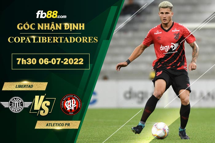 Fb88 soi kèo trận đấu Libertad vs Atletico Paranaense