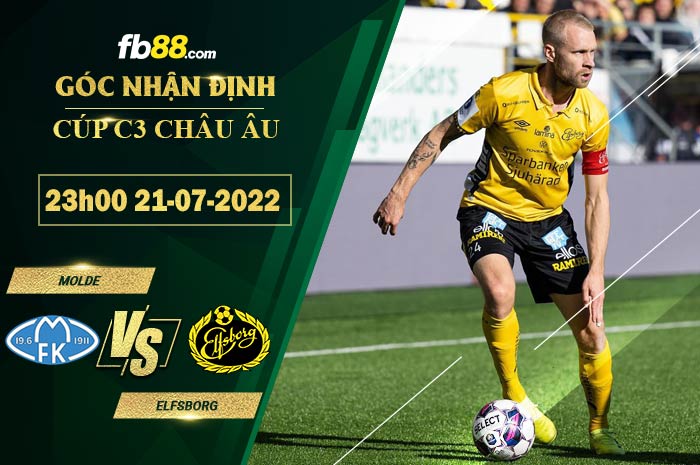 Soi kèo Molde vs Elfsborg 23h00 ngày 21/7/2022