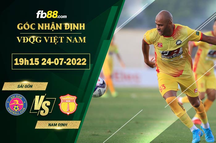 Fb88 soi kèo trận đấu Sài Gòn vs Nam Định