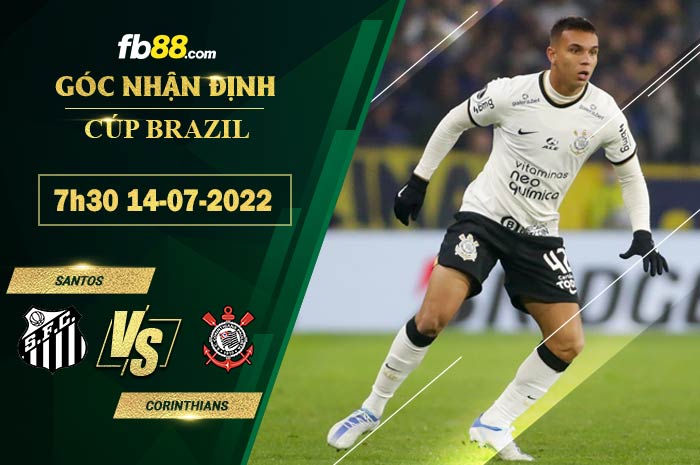 Fb88 soi kèo trận đấu Santos vs Corinthians