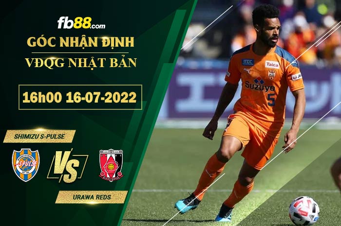 Fb88 soi kèo trận đấu Shimizu S-Pulse vs Urawa Reds