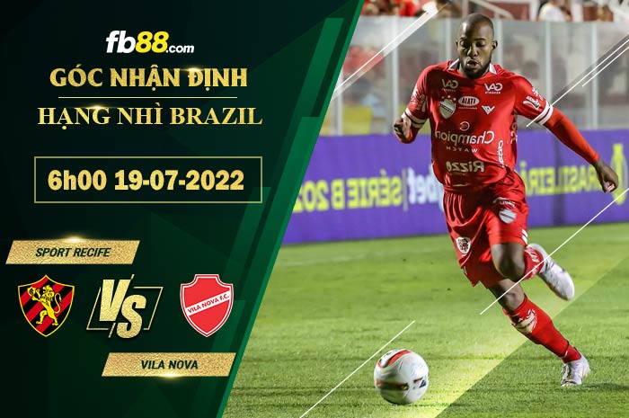 Fb88 soi kèo trận đấu Sport Recife vs Vila Nova