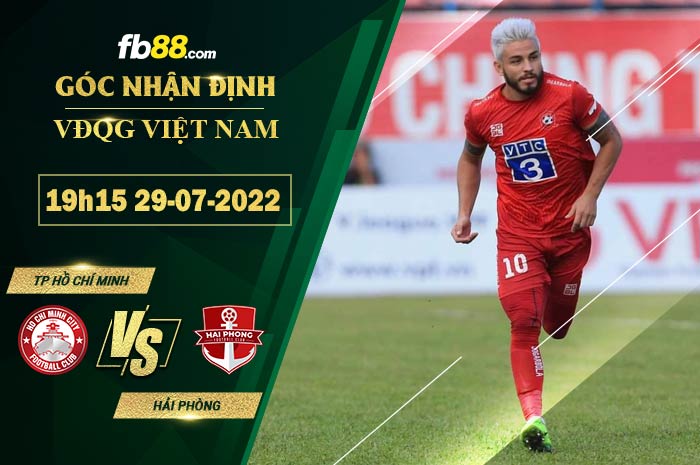 Fb88 soi kèo trận đấu TP Hồ Chí Minh vs Hải Phòng