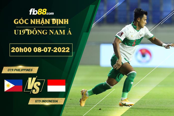 Fb88 soi kèo trận đấu U19 Philippines vs U19 Indonesia