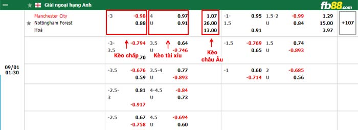 fb88-bảng kèo trận đấu Man City vs Nottingham Forest