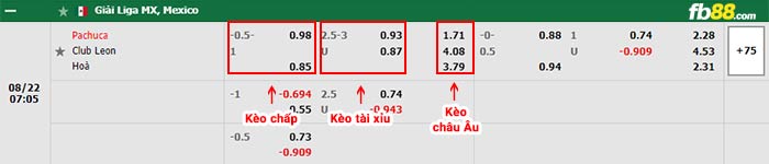 fb88-bảng kèo trận đấu Pachuca vs Club Leon