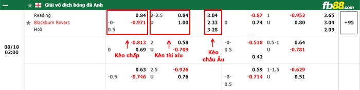 fb88-bảng kèo trận đấu Reading vs Blackburn