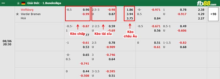 fb88-bảng kèo trận đấu Wolfsburg vs Werder Bremen