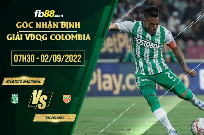 fb88-soi kèo Atletico Nacional vs Envigado