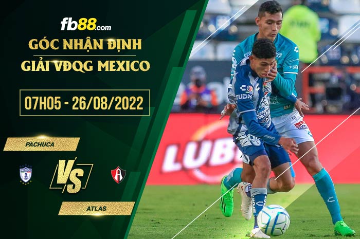 Soi kèo Pachuca vs Atlas 7h00 ngày 26/8/2022