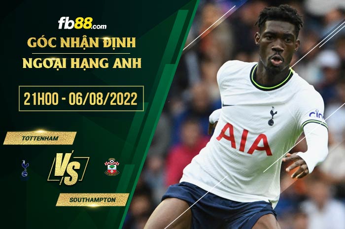 fb88-soi kèo Tottenham vs Southampton