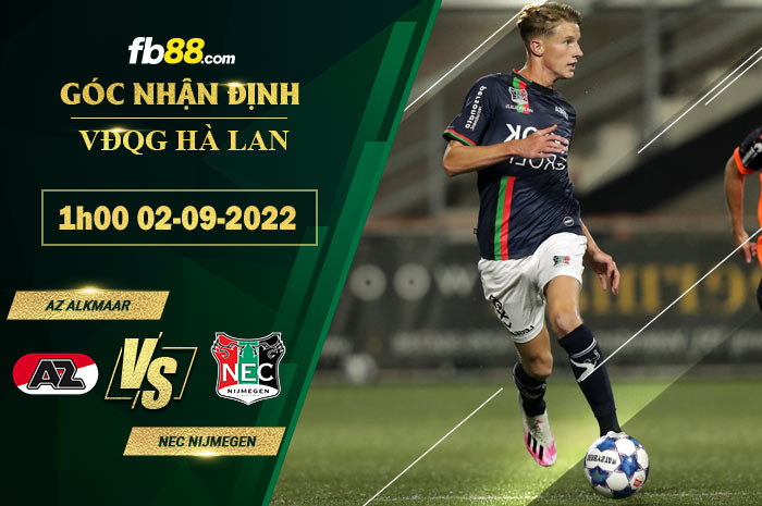 Fb88 soi kèo trận đấu AZ Alkmaar vs NEC Nijmegen